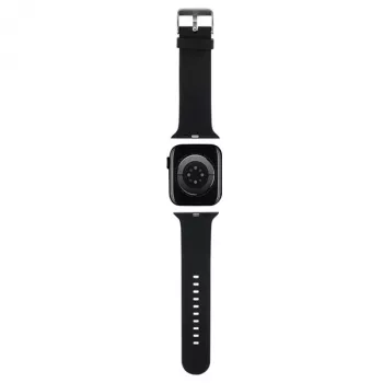 Karl Lagerfeld 3D Rubber Karl Head kellonranneke Apple Watch 42/44/45/49mm musta