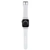 Karl Lagerfeld 3D Rubber Karl Head Apple Watch -ranneke 42/44/45/49mm valkoinen