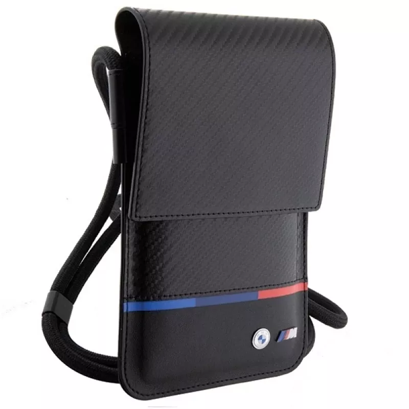 BMW Carbon Tricolor Line lompakkolaukku musta