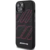 AMG AMHMP15S23SSPK Hardcase silikoni suuri vinoneliökuvio MagSafe iPhone 15/14/13 6.1 musta