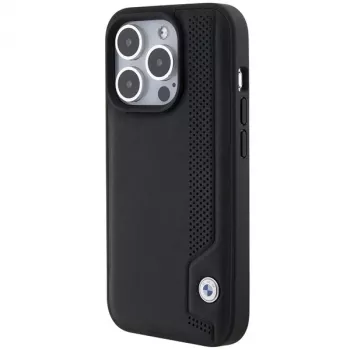 BMW BMHCP15X22RBDK Hardcase nahka Blue Dots iPhone 15 Pro Max 6,7
