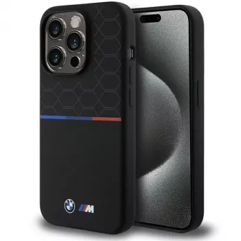 BMW M Silicone Pattern MagSafe -kova kuori Apple iPhone 15 Pro 6,1