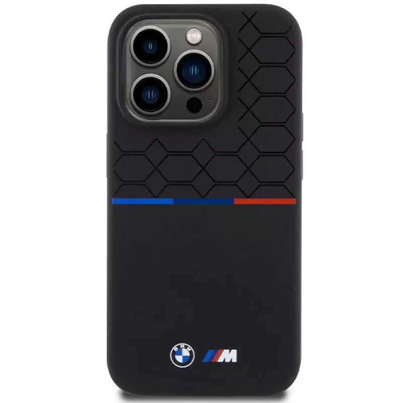 BMW M Silicone Pattern MagSafe -kova kuori Apple iPhone 15 Pro 6,1