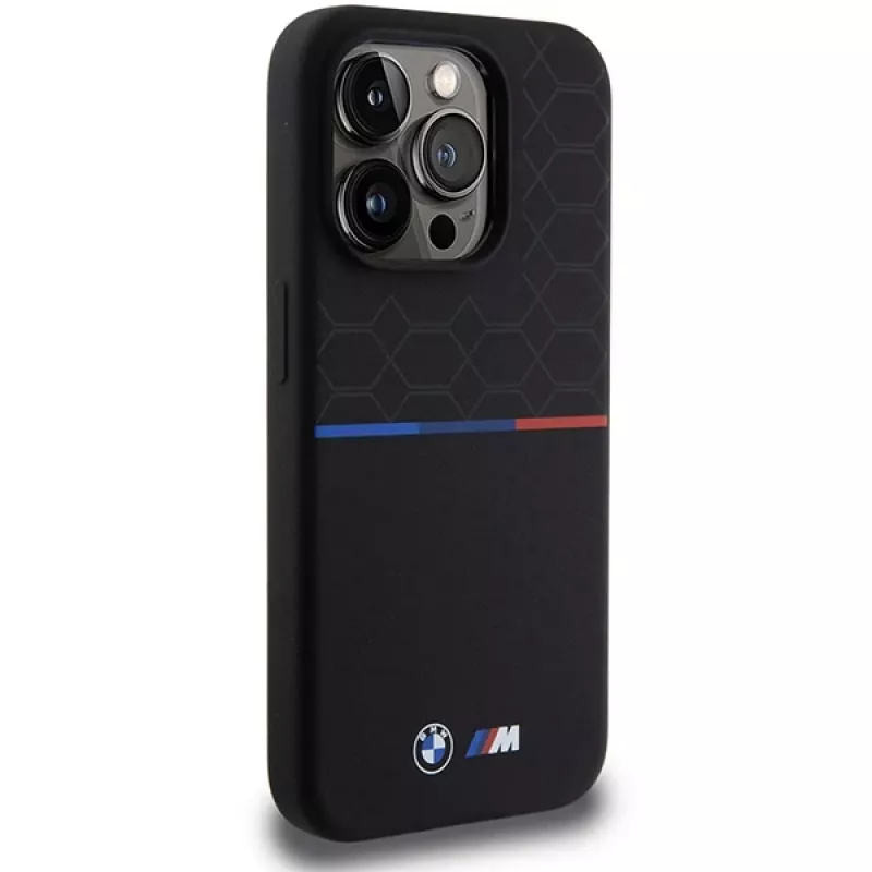 BMW M Silicone Pattern MagSafe -kova kuori Apple iPhone 15 Pro 6,1