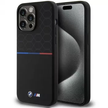 BMW M Silicone Pattern MagSafe -kova kuori iPhone 15 Pro Max 6,7