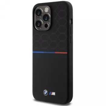 BMW M Silicone Pattern MagSafe -kova kuori iPhone 15 Pro Max 6,7