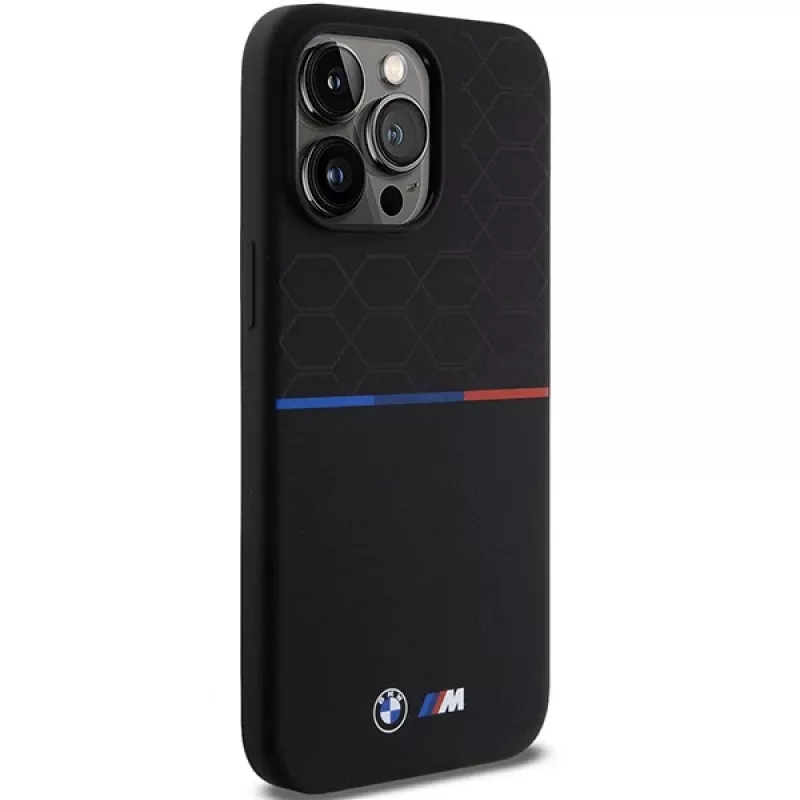 BMW M Silicone Pattern MagSafe -kova kuori iPhone 15 Pro Max 6,7