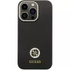 Guess GUHCP13LM4DGPK iPhone 13 Pro / 13 Hardcase silikoni Logo Strass 4G musta