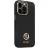 Guess GUHCP13LM4DGPK iPhone 13 Pro / 13 Hardcase silikoni Logo Strass 4G musta