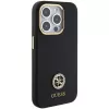Guess GUHCP15LM4DGPK iPhone 15 Pro 6.1 musta Hardcase silikoni Logo Strass 4G