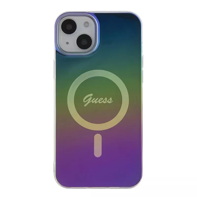 Guess IML Iridescent MagSafe -kotelo iPhone 15 (Iridescent)