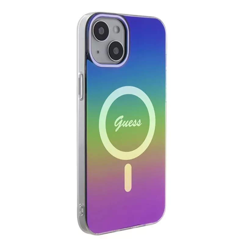 Guess IML Iridescent MagSafe -kotelo iPhone 15 (Iridescent)