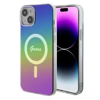 Guess IML Iridescent MagSafe takakansi Apple iPhone 15 Plus, monivärinen