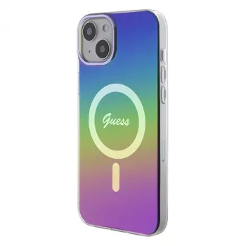 Guess IML Iridescent MagSafe takakansi Apple iPhone 15 Plus, monivärinen