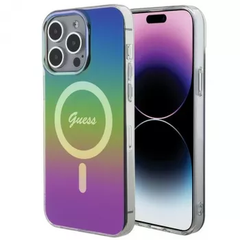 Guess IML Iridescent MagSafe -kotelo iPhone 15 Pro Max (monivärinen)