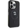 Karl Lagerfeld MagSafe IML Ikonik -kotelo iPhone 15 Pro musta