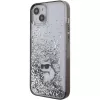 Karl Lagerfeld KLHCP15MLKCNSK iPhone 15 Plus / 14 Plus 6,7 inch läpinäkyvä kovakuori Liquid Glitter Choupette