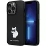 Karl Lagerfeld KLHCP14XSMHCNPK kovakotelo silikoni C metallineula iPhone 14 Pro Max 6.7 musta
