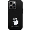 Karl Lagerfeld KLHCP14XSMHCNPK kovakotelo silikoni C metallineula iPhone 14 Pro Max 6.7 musta