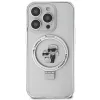 Karl Lagerfeld KLHMP15LHMRSKCH kovakotelo rengasteline MagSafe iPhone 15 Pro 6,1 inch valkoinen