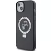Karl Lagerfeld KLHMP15MHMRSKCK kovakotelo rengasteline MagSafe iPhone 15 Plus / 14 Plus 6,7