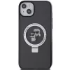 Karl Lagerfeld KLHMP15MHMRSKCK kovakotelo rengasteline MagSafe iPhone 15 Plus / 14 Plus 6,7