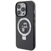 Karl Lagerfeld KLHMP15LHMRSKCK kovakotelo rengasteline MagSafe iPhone 15 Pro 6.1 musta