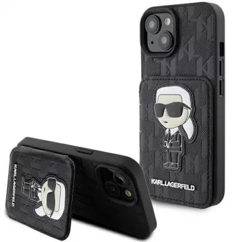 Karl Lagerfeld KLHCP15SSAKKNSCK Saffiano Ikonik kovakotelo iPhone 15/14/13 6,1