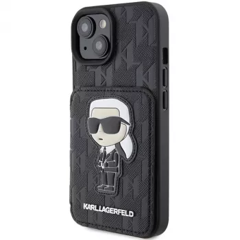 Karl Lagerfeld KLHCP15SSAKKNSCK Saffiano Ikonik kovakotelo iPhone 15/14/13 6,1