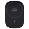 Mercedes Silver Star MagSafe magneettinen langaton autolaturi 15W (musta)