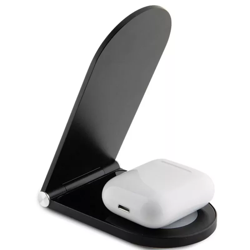 Mercedes-Benz taitettava 2-in-1-langaton latausteline 15W musta Silver Star MagSafe