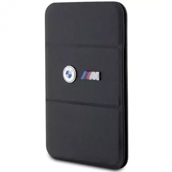 BMW M Edition MagSafe-lompakko korttipaikalla ja jalustalla musta