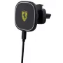 Ferrari 15W langaton induktiivinen autolaturiteline FECHMGLK ilmaraitisiin, musta, MagSafe