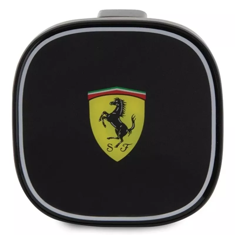 Ferrari 15W langaton induktiivinen autolaturiteline FECHMGLK ilmaraitisiin, musta, MagSafe