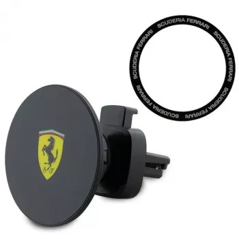 Ferrari magneettinen autopuhelinteline FECHMMAK ilmaraitisiin, musta, 2023-kokoelma, MagSafe-yhteensopiva