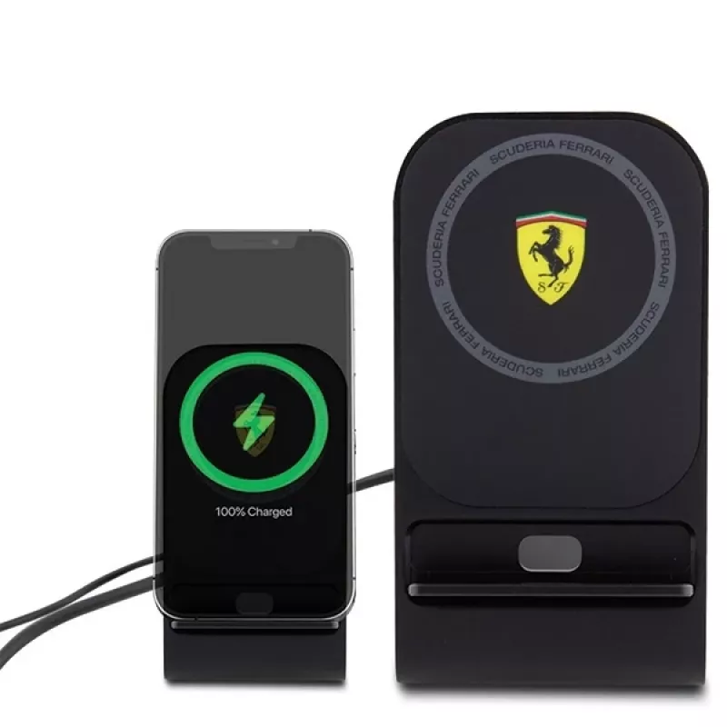 Ferrari 2023 Collection MagSafe 15W langaton latausalusta - musta