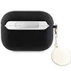 Guess GUAP2PGEHCDK AirPods Pro 2 (2022/2023) kuori musta kiinteä glitter-sydän-timantti-charm