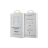 Guess GUCLLALRGDD USB-C - Lightning -kaapeli 1,5 m pikalataus vaaleankulta kohokuvioidulla logolla