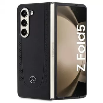 Mercedes-Benz MEHCZFD5ARMBK Urban Leather -kovakotelo Samsung Galaxy Z Fold5 - musta