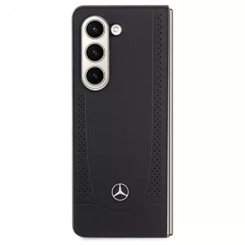 Mercedes-Benz MEHCZFD5ARMBK Urban Leather -kovakotelo Samsung Galaxy Z Fold5 - musta