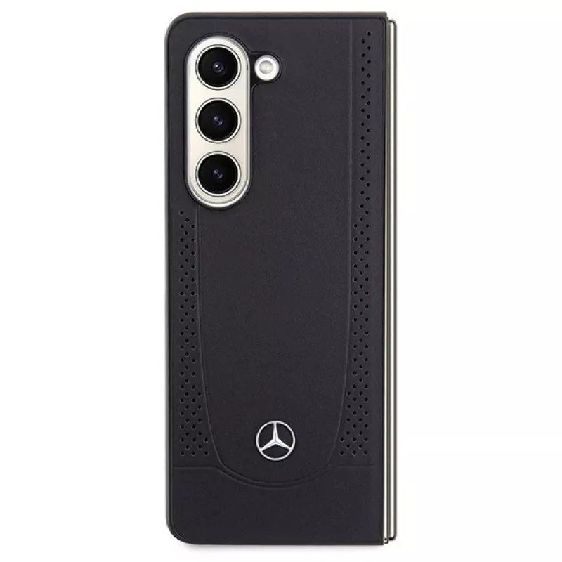 Mercedes-Benz MEHCZFD5ARMBK Urban Leather -kovakotelo Samsung Galaxy Z Fold5 - musta