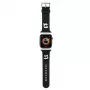 Karl Lagerfeld 3D Rubber Karl & Choupette Heads NFT Apple Watch -ranneke 38/40/41mm musta