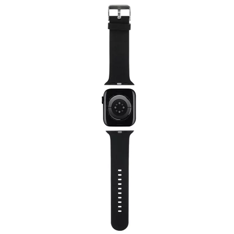Karl Lagerfeld 3D Rubber Karl & Choupette Heads NFT Apple Watch -ranneke 38/40/41mm musta