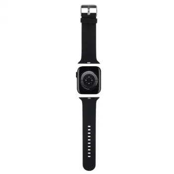 Karl Lagerfeld 3D Rubber Choupette Head -ranneke Apple Watch 38/40/41mm musta