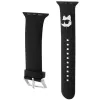 Karl Lagerfeld 3D Rubber Choupette Head Apple Watch -ranneke 42/44/45/49mm musta