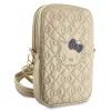 Hello Kitty tikattu rusetti -ranneke crossbody-puhelinlaukku kulta