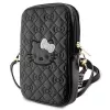 Hello Kitty Quilted Bows Strap - puhelimen olkalaukku (musta)