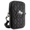 Hello Kitty Quilted Bows Strap - puhelimen olkalaukku (musta)