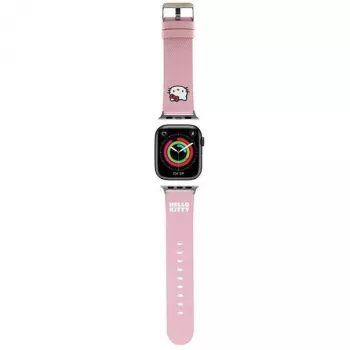 Hello Kitty HKAWMPGKHP silikoniranneke Apple Watch 38/40/41mm pinkki
