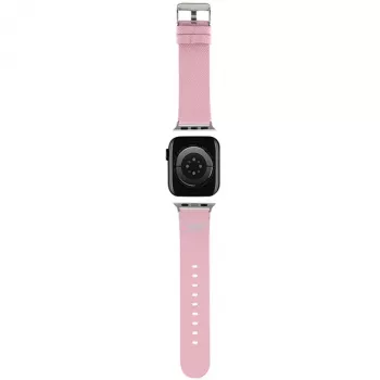 Hello Kitty HKAWMPGKHP silikoniranneke Apple Watch 38/40/41mm pinkki